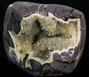 Calcite Crystal Filled Septarian Geode - Utah #33127-1